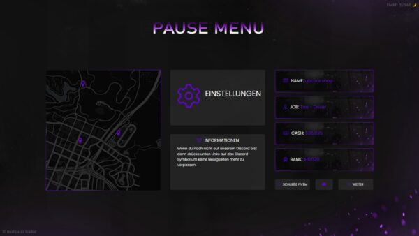 Fivem Rs-Pausemenu Script