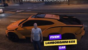 Fivem Lamborghini 6X6 Car